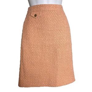 J. Crew Blush Pink No. 2 Tweed Pencil Skirt